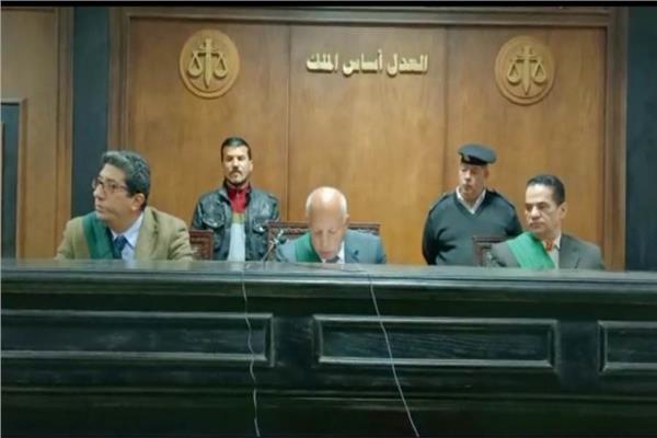 هيئة المحكمة برئاسة المستشار شعبان عبد المنصف