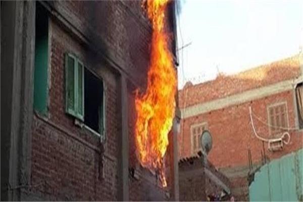 إصابة ربة منزل و ممرضة في حريق في بني سويف
