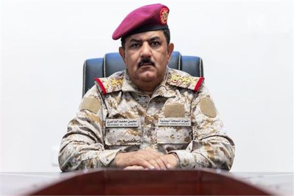 وزير الدفاع اليمني​​​​​​​،  الفريق محسن الداعري
