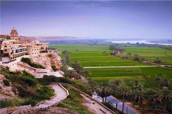 دير جبل الطير بمركز سمالوط