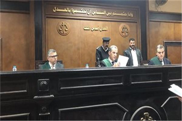 هيئة المحكمة برئاسة المستشار ياسر بدوى سنجاب