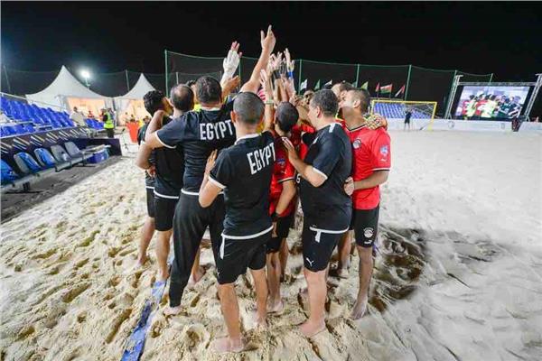 منتخب مصر بطل كأس العرب للكرة الشاطئية