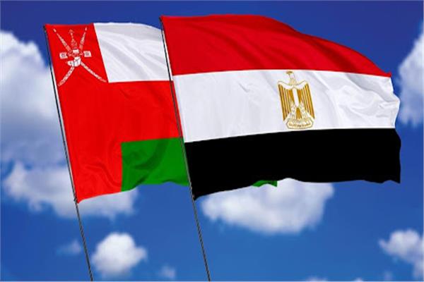 علم مصر وسلطنه عمان 