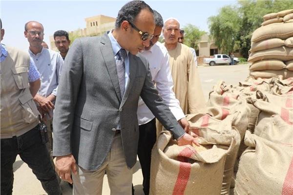 نائب محافظ المنيا: توريد 337 ألف طن من محصول القمح بالشون والصوامع