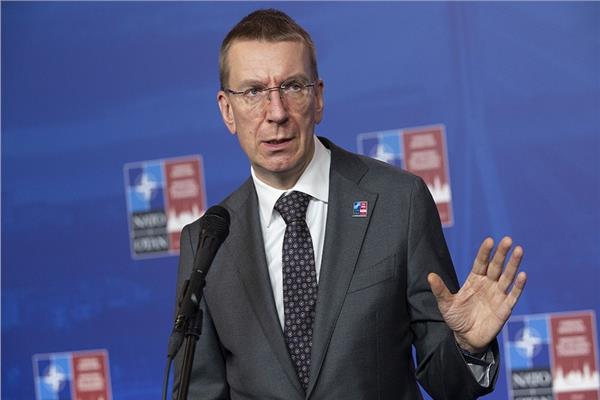 وزير خارجية لاتفيا إدغارز رينكيفيتش