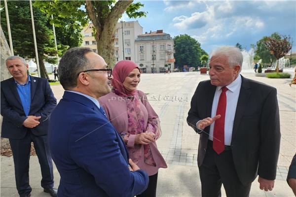 خلال جولته بصربيا فودة يلتقى مع رئيسة مدينة بنزرت التونسية 