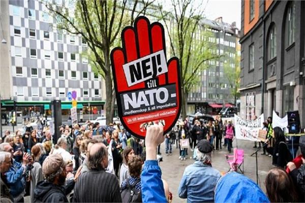 حتجاجات رافضة لانضمام السويد إلى حلف الناتو