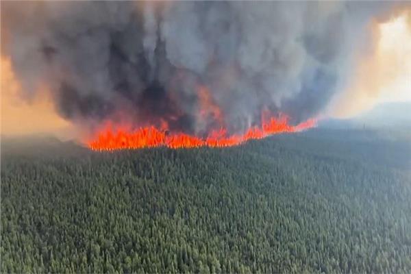 حرائق الغابات كندا