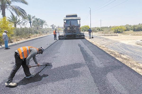 أعمال تطوير البنية التحتية  لدعم الاستثمار على أرض سيناء