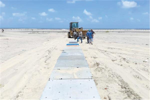 إنشاء «مشايات»لكبار السن على شواطئ بلطيم