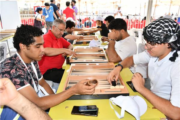 نطلاق بطولة الدومينو والطاولة المؤهلة لكأس العالم ٢٠٢٣ بمدينة العريش في شمال سيناء