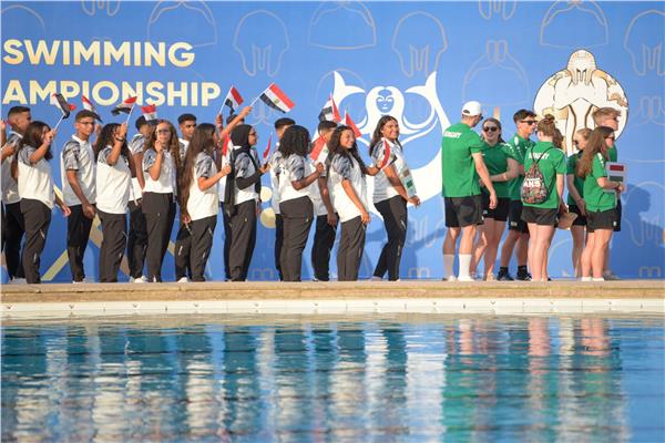 افتتاح بطولة العالم للناشئين للسباحة بالزعانف