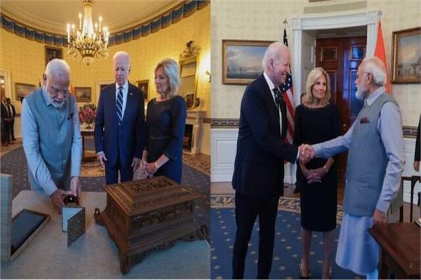 رئيس وزراء الهند في استضافة الرئيس الأمريكي بايدن وزوجته جيل