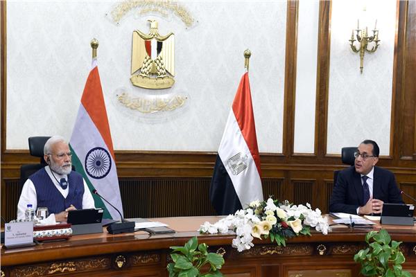  مدبولي: مصر تتطلع لإرساء علاقة استراتيجية مع الهند        
