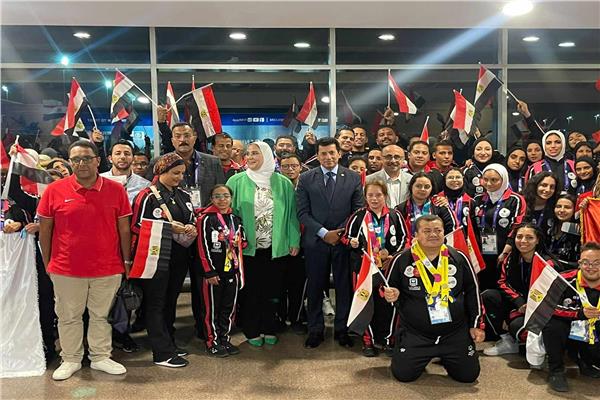 وزيرا الرياضة والتضامن الاجتماعي يستقبلان أبطال بعثة الأولمبياد الخاص