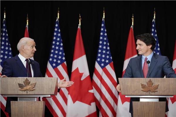 الرئيس الأمريكي جو بايدن ورئيس الوزراء الكندي جاستن ترودو
