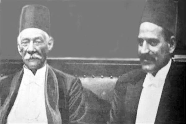 سعد باشا زغلول مع خليفته مصطفى النحاس باشا