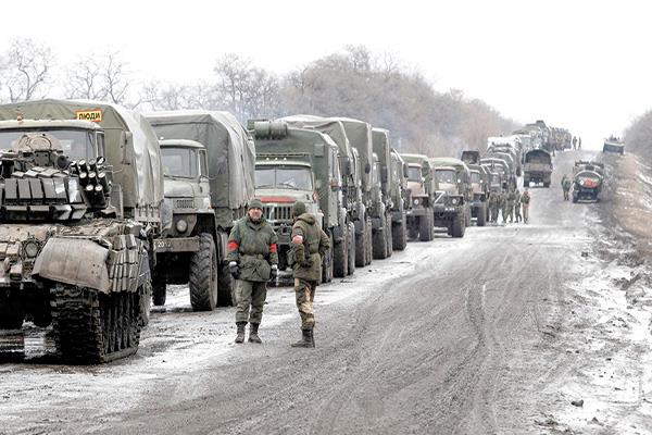 قوات روسية بالقرب من كييف
