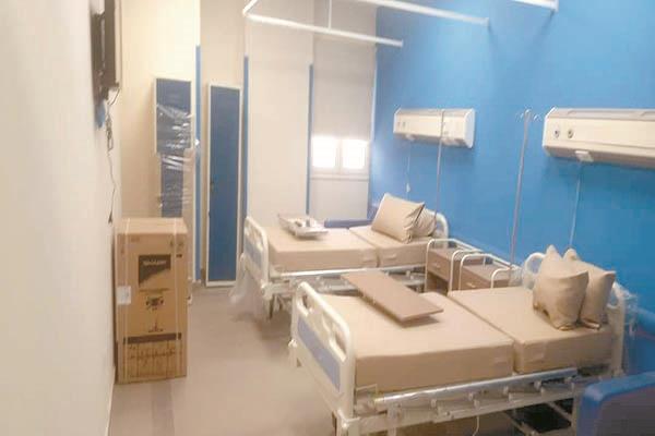 ٣١ سريرا للعناية المركزة بالمستشفى