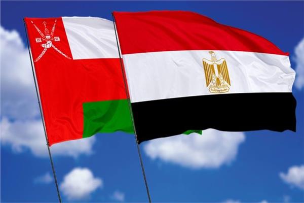 علم مصر وسلطنة عمان 