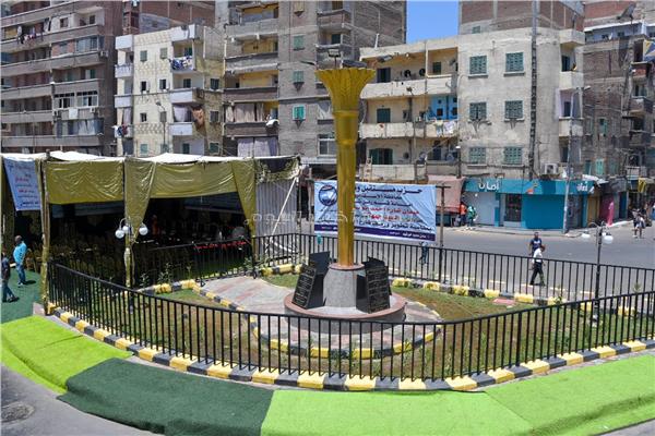 محافظ الإسكندرية يفتتح مشروع تطوير ورصف منطقة أحمد أبو سليمان