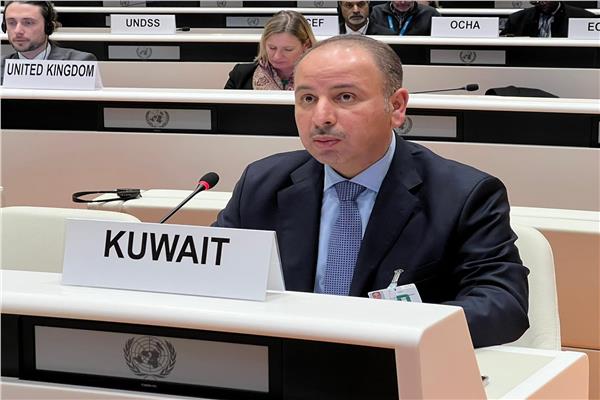 المندوب الكويتي الدائم لدى الأمم المتحدة في جنيف السفير ناصر الهين