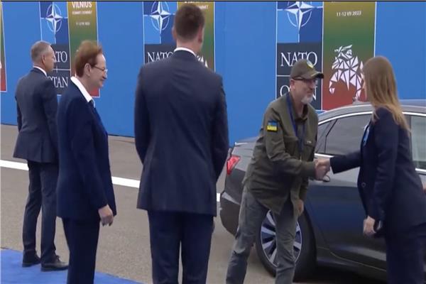 وصول وزير الدفاع الأوكراني إلى فيلنيوس