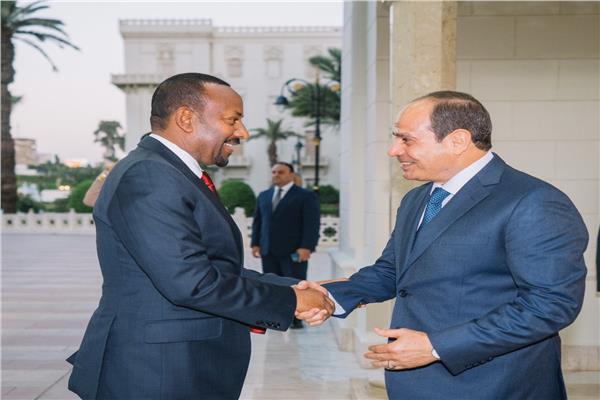 الرئيس السيسي ورئيس الوزراء الأثيوبي آبي أحمد