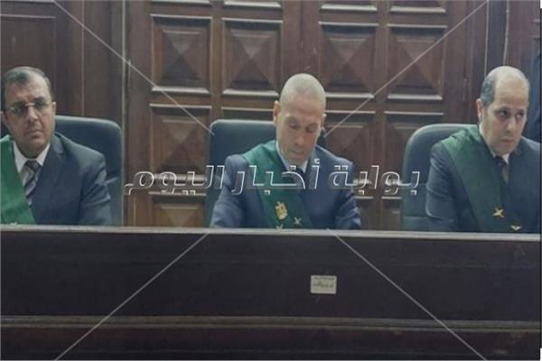 هيئة المحكمة  برئاسة المستشار سامح عبد الله