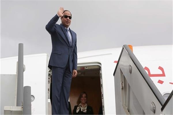 الرئيس السيسي يصل إلى العاصمة الكينية نيروبي