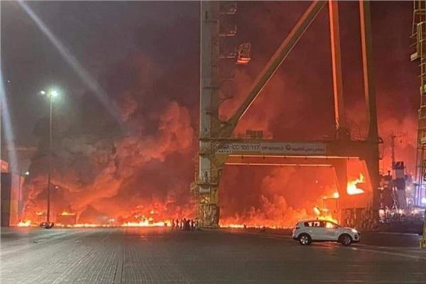 حريق ضخم في الأردن