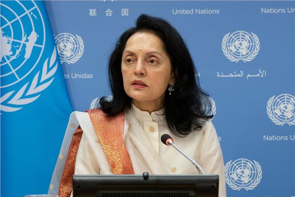 مندوبة الهند الدائمة لدى الأمم المتحدة السفيرة "روتشيرا كامبوج"