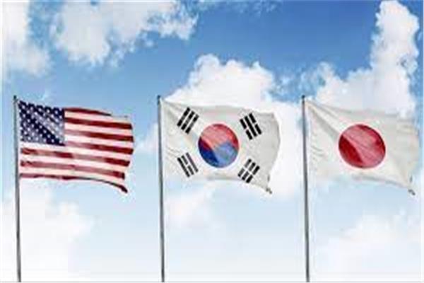 كوريا الجنوبية والولايات المتحدة واليابان