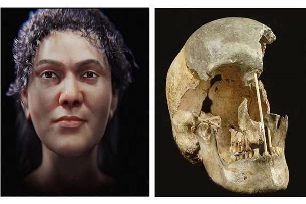 إعادة تشكيل وجه امرأة عاشت قبل 45 ألف عام