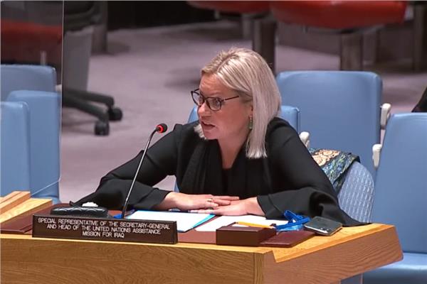مبعوثة الأمين العام للأمم المتحدة إلى العراق جنين هينيس بلاسخارت