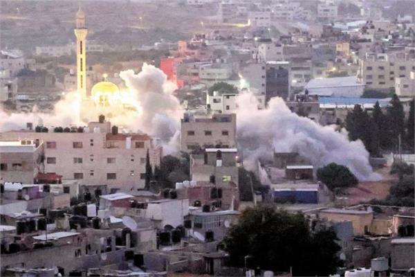 جيش الاحتلال يفجر منزل شهيد فلسطينى فى الضفة الغربية