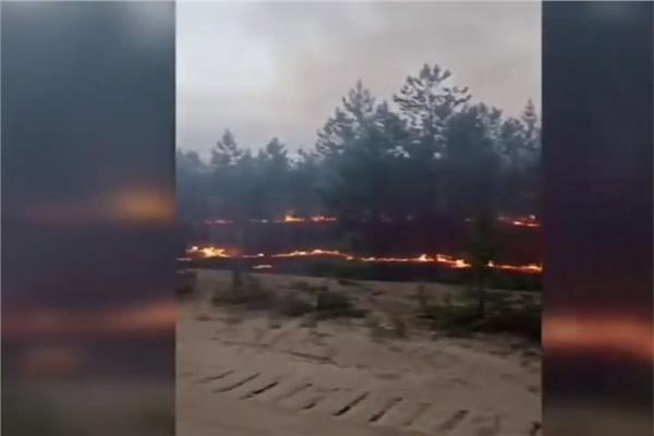 الحرائق المستعرة في أقصى الشرق الروسي