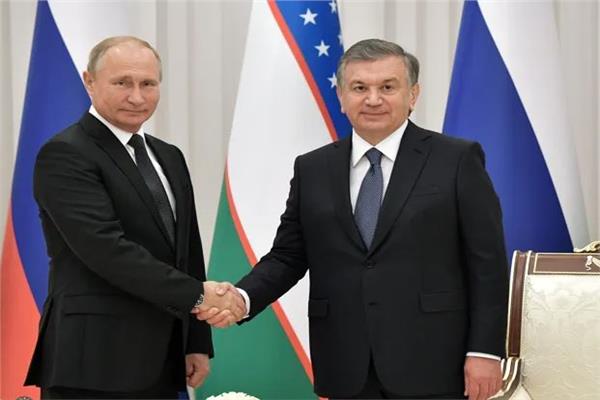 الرئيس الروسى ونظيره الأوزبكي 