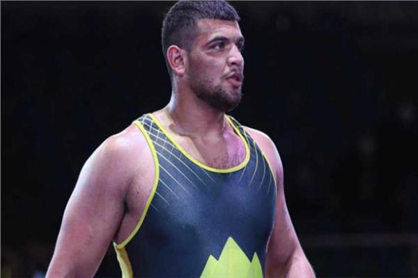 عبداللطيف منيع لاعب المنتخب المصري للمصارعة 