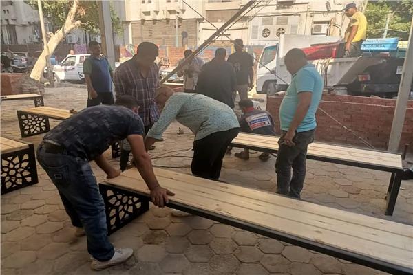  القاهرة تضع لمساتها النهائية للانتهاء من تجهيز استراحة مستشفى ابو الريش 