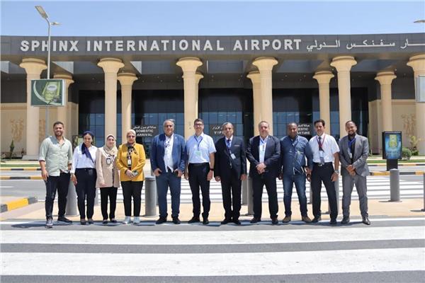  زيارة سكرتيرعام المجلس الدولي للمطارات فى القاهرة