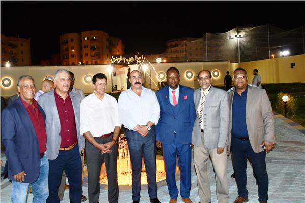 وزير الشباب والرياضة ومحافظ أسوان يشهدا فعاليات المهرجان الرياض