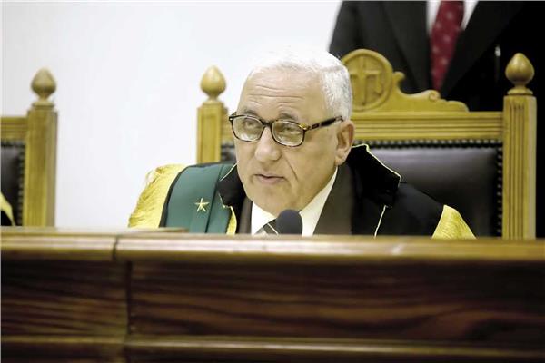 المستشار محمد السعيد الشربينـي رئيس المحكمة