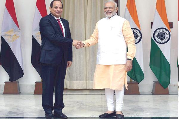  علاقة شراكة وتعاون تجمع بين الهند ومصر