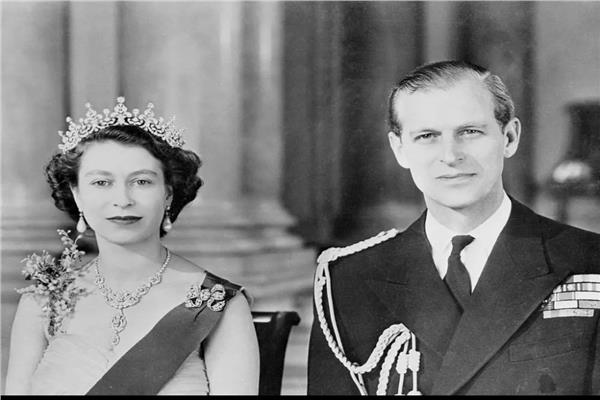 الملكة إليزابيث الأولى وزوجها الأمير فيليب اليوناني