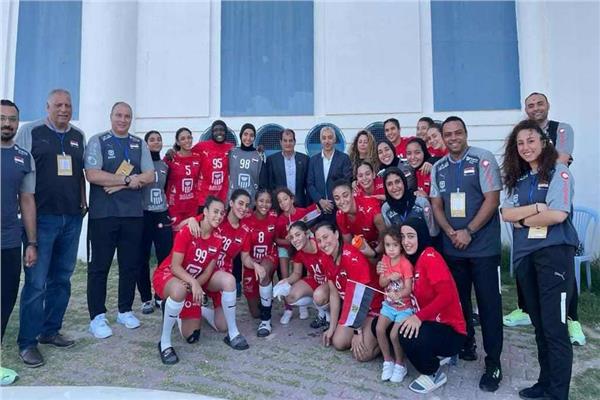 منتخبنا الوطني المصري للشابات لكرة اليد