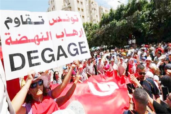 الشعب التونسي يرفض  إخوان تونس