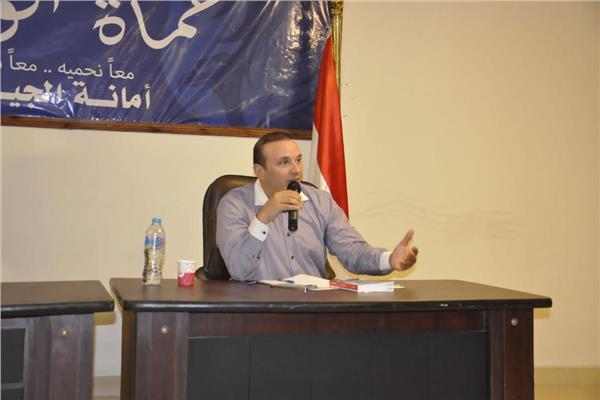 مصطفى جعفر سالمان أمين تنظيم حزب حماة الوطن
