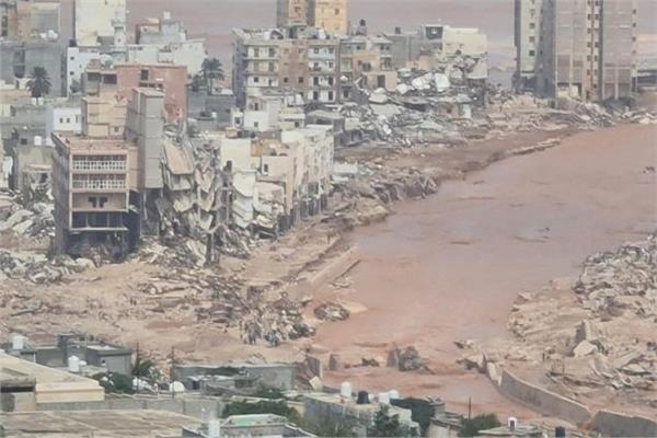 دمار في ليبيا بسبب العاصفة دانيال