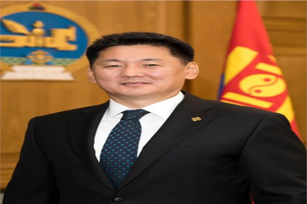 الرئيس المنغولي أوخنانغين خورلسوخ